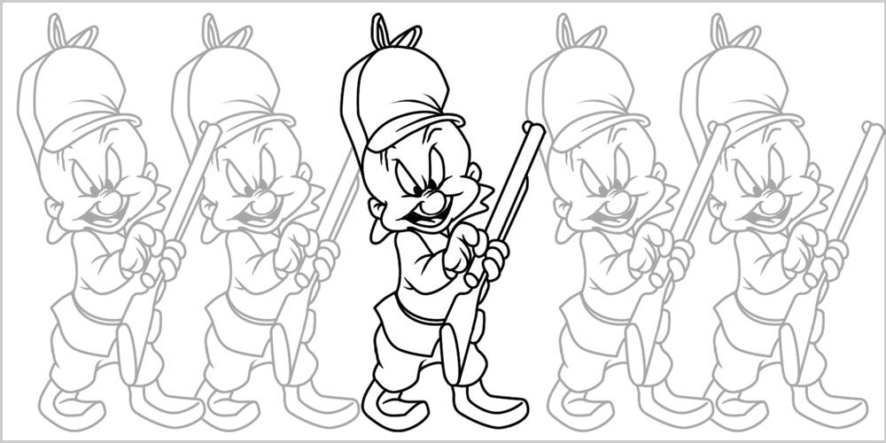 elmer fudd cartoon drawing lesson