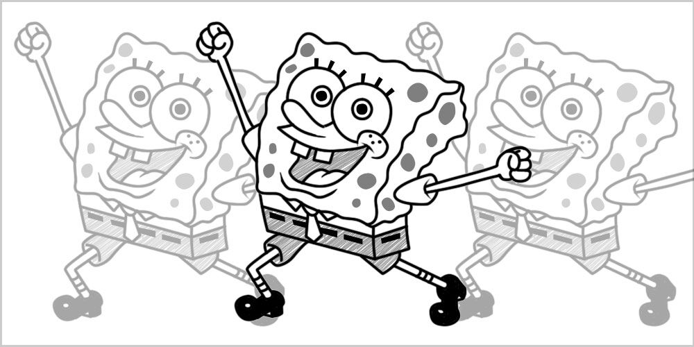 spongebob squarepants cartoon drawing lesson
